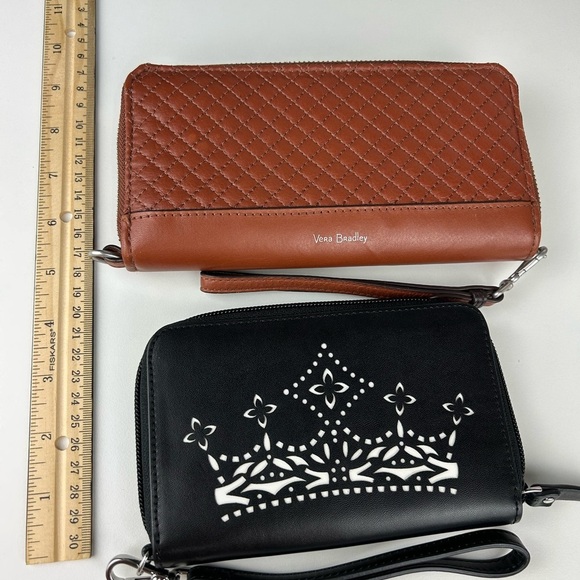 Vera Bradley Black and Pink Handbag Collection - Picture 5 of 16